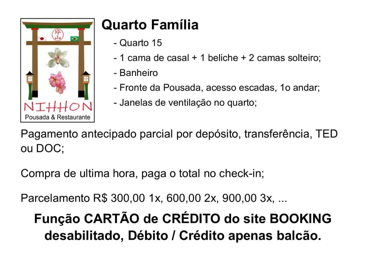 Pousada Nihhon Hotel Santo Antonio do Pinhal Bilik gambar